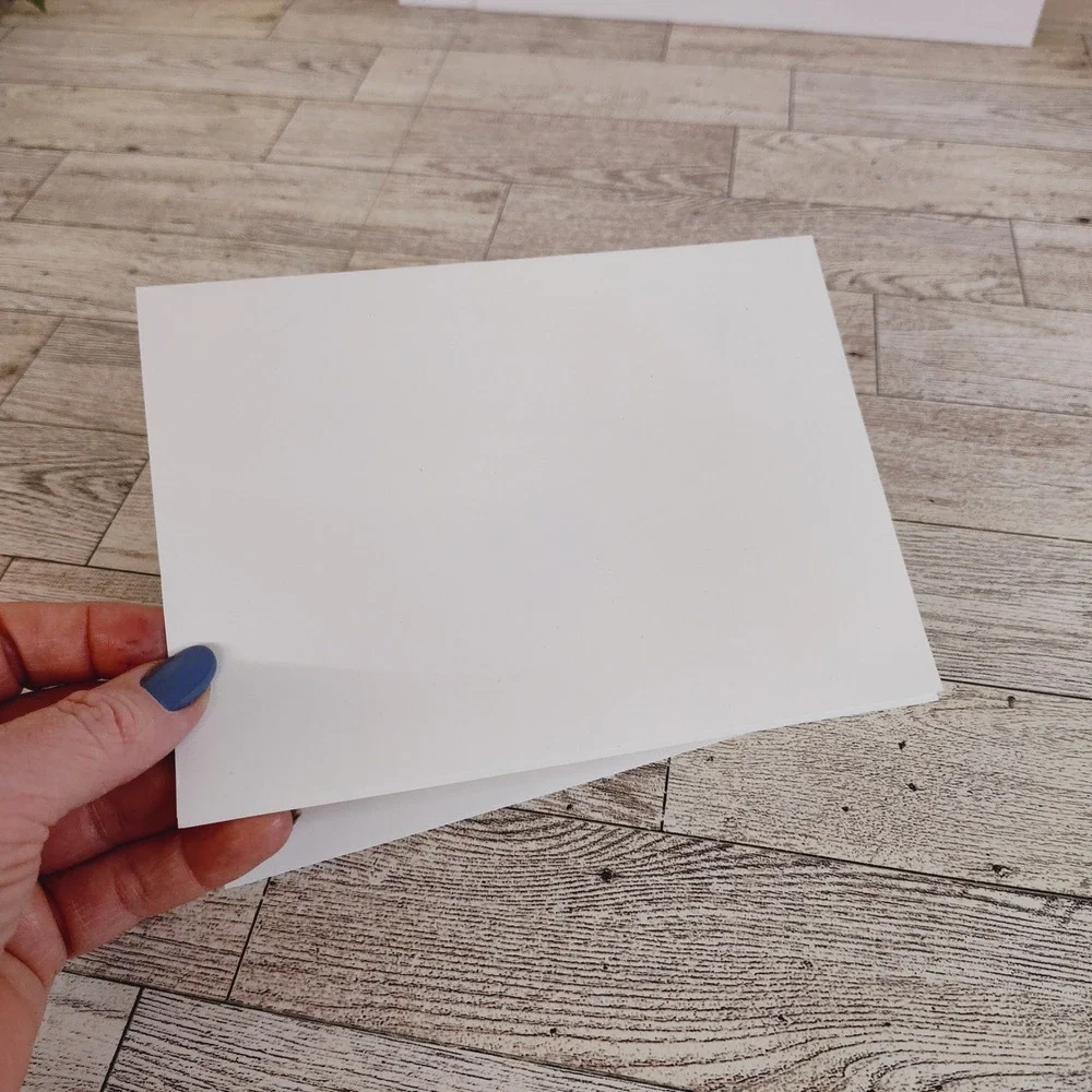 Watercolor Flower Blank Note Card Floral Stationery Greeting Card‎ Any Occasion